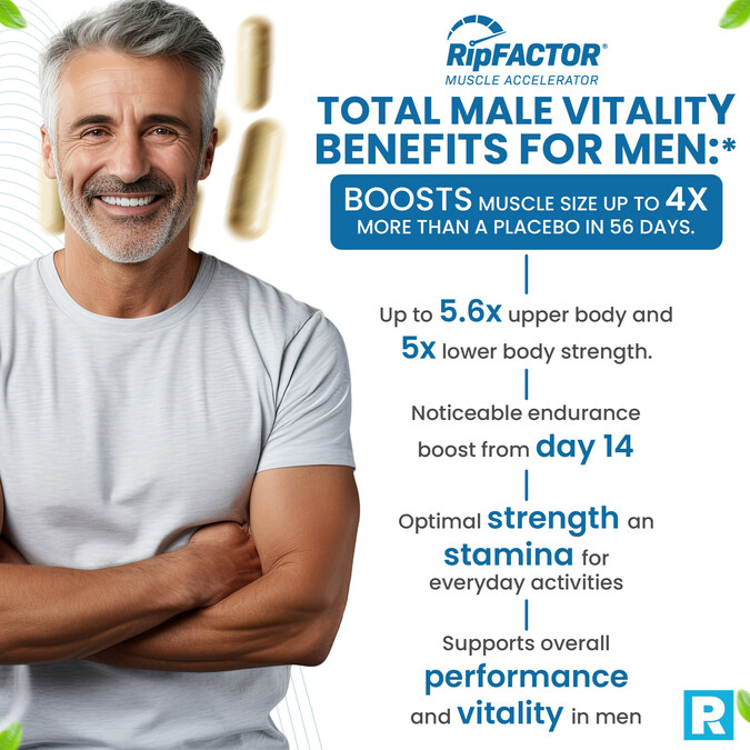 Revival Point® Launches Total Male Vitality® Featuring RipFACTOR® Muscle Accelerator - Vimarsana News