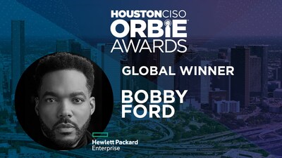 Global ORBIE Winner, Bobby Ford of Hewlett Packard Enterprise