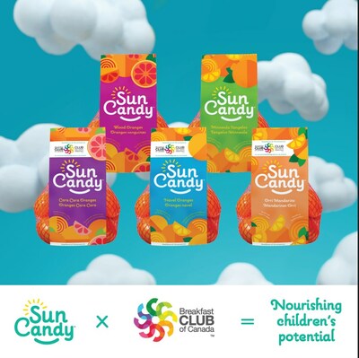 Available across the country, specially marked bags of SunCandytm citrus signal a commitment to donating sales proceeds to Breakfast Club of Canada (CNW Group/Fresh Taste Produce Limited)