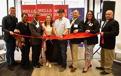 Leaders from Operation HOPE, Wells Fargo, the State Department and the Navajo Nation gather to celebrate New Mexico's first ?HOPE Inside' center and redesigned Wells Fargo branch, which will serve a large community of Native Americans.