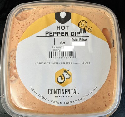Hot pepper dip (Groupe CNW/Ministre de l'Agriculture, des Pcheries et de l'Alimentation)