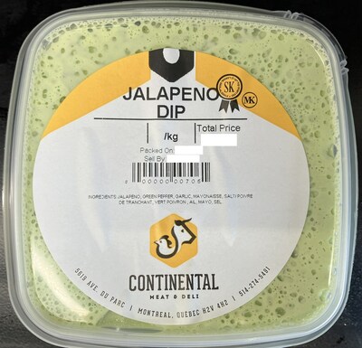 Jalapeno dip (Groupe CNW/Ministre de l'Agriculture, des Pcheries et de l'Alimentation)