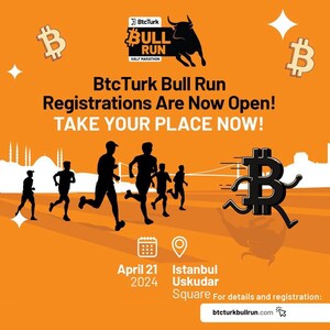 BtcTurk organiza media maratón en Estambul para celebrar el período de reducción a la mitad