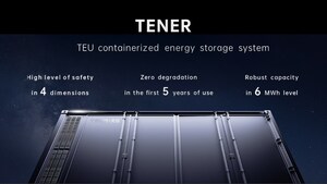 CATL présente TENER, le premier système de stockage d'énergie sans dégradation doté d'une capacité de 6,25 MWh au monde