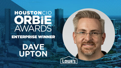 Enterprise ORBIE Winner, Dave Upton of Lowe's Pro Supply