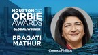 Global ORBIE Winner, Pragati Mathur of ConocoPhillips