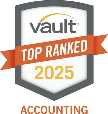 Vault Top Ranked Accounting Seal