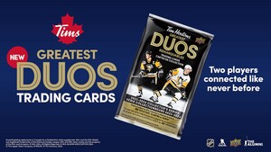 Tim Hortons launches new Greatest Duos Trading Card Set featuring NHL® and PWHL® players and retired NHL® legends