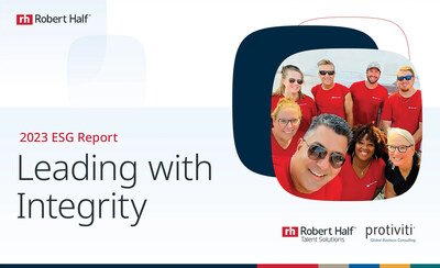 Robert Half's 2023 Leading with Integrity report