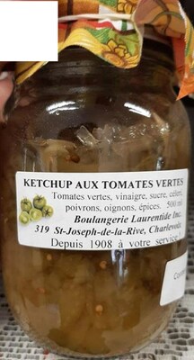Ketchup aux tomates vertes (Groupe CNW/Ministre de l'Agriculture, des Pcheries et de l'Alimentation)