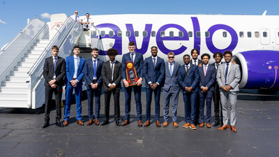 Avelo Airlines flies UConn Men’s NCAA Basketball Champions to White House victory celebration in May 2023.