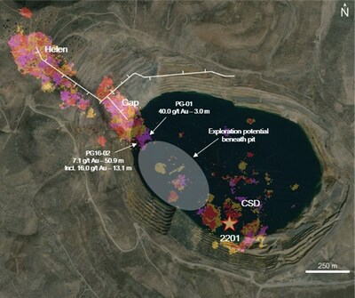 Figure 3 ? Surface Plan View of the Cove Deposit (CNW Group/i-80 Gold Corp)