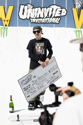 Monster Army’s 14-Year-Old Rider Jess Perlmutter Takes Third Place at The Uninvited Invitational Snowboard Event at Woodward Park City