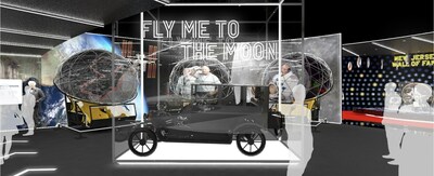 Edison's Model T becomes the centerpiece for a simulated ride to the moon for visitors at the new Entertainment and Learning Center opening at American Dream,