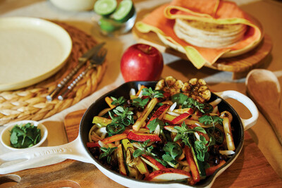 Vegan Apple and Black Bean Fajitas