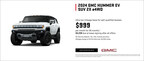 Carl Black Roswell is offering special lease terms on the Hummer EV