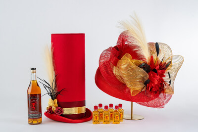 Fireball Hot Lids ensure fans can rock the perfect shade of red while adding a dash of mischief to the race-watching experience. Two unique styles will be available:
1. A ridiculously oversized large top-hat style that is also big enough to hold an entire 750mL bottle of Fireball Small Batch Dragon Reserve, if someone was so inclined.  
2. A more 