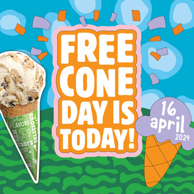 Ben & Jerry's Free Cone Day is here! Get a scoop of your go-to flavor, try a new favorite (or two). You don’t have to choose – that's the beauty of Free Cone Day.