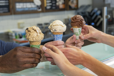 Ben & Jerry's Free Cone Day is today and fans can jump in line as many times as they want for a free scoop.