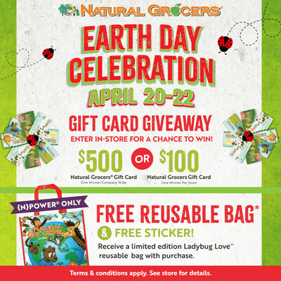 Celebrate Earth Day with Natural Grocers and you could win!