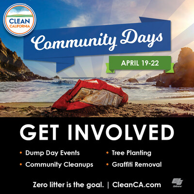 For more information about Clean California Community Days and individual events, visit CleanCA.com.
