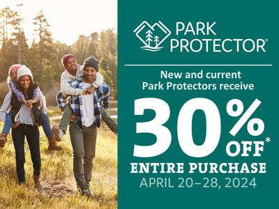Park Protector members receive special discount during National Park Week.