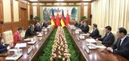 Xi Jinping trifft deutschen Bundeskanzler Olaf Scholz