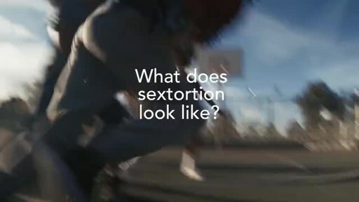 Boy on phone become increasingly distraught; "What Does Sextortion Look like? It looks like a normal day...until it doesn't"