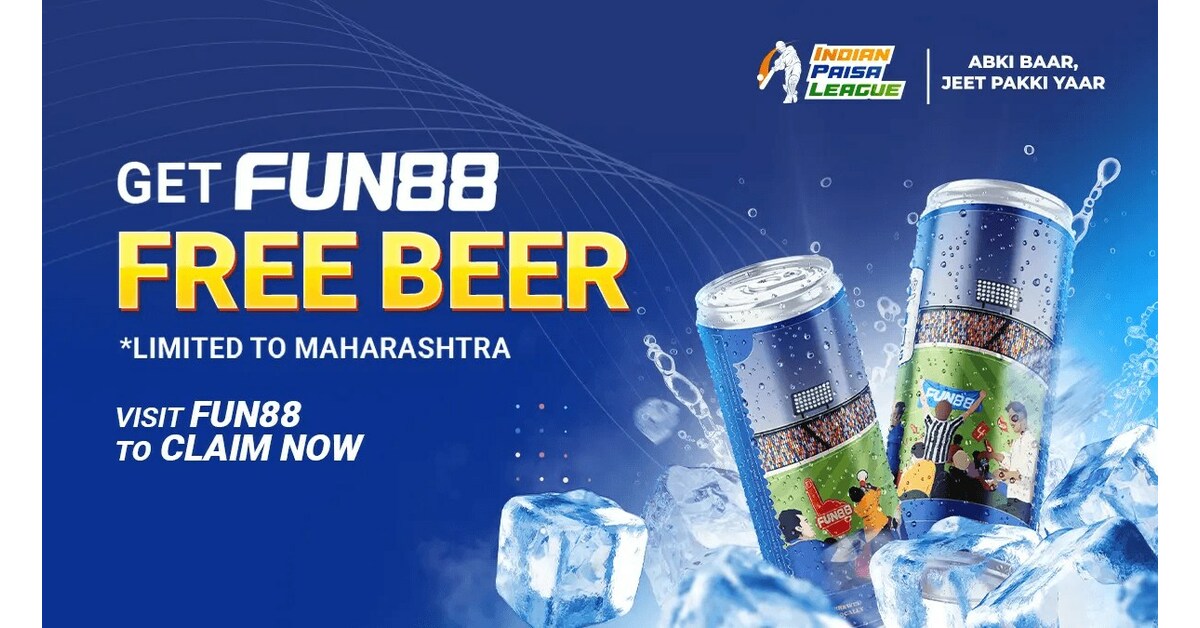 Fun88 India offers an Exclusive offer with 12th Man Beer
