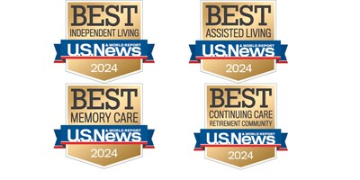 Sunrise Senior Living is proud that 139 communities received recognitions in Best Independent Living, Best Assisted Living, Best Memory Care, and Best Continuing Care Retirement Community.