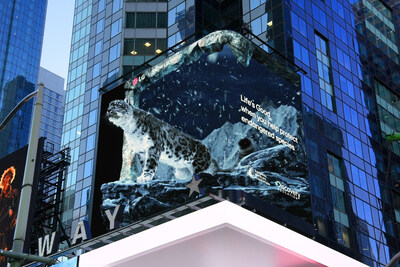 LG Electronics has launched a 3D anamorphic experience on its Time Square billboard in New York City to highlight vulnerable and endangered species ahead of Earth Day 2024.