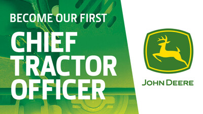 John Deere is looking for our first-ever Chief Tractor Officer (CTO). And this isn't some honorary position-it's a real job where you can make a real impact. You'll travel the U.S. creating thumb-stopping, brow-raising (in a good way) social media content to illustrate the incredible and unexpected ways farming and construction work impacts us all.