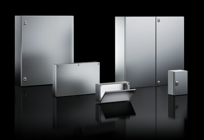 Rittal's new stainless-steel AX/KX enclosure.