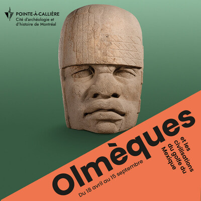 Olmèques, Pointe-à-Callière (Groupe CNW/Société du musée d'archéologie et d'histoire de Montréal Pointe-à-Callière)