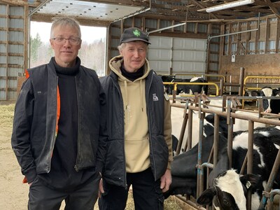 Ferme Gagnonval, Sainte-Hndine, Chaudire-Appalaches-Sud (Groupe CNW/Les Producteurs de lait du Qubec)