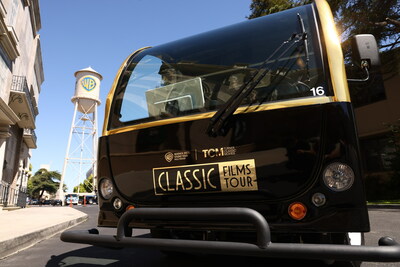 TCM Classic Film's Tour Cart at the TCM Classic Films Tour Launch at Warner Bros. Studio Tour Hollywood