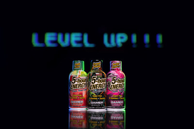 Level up your next gaming session with the new Gamer Shot lineup of flavors including Apple Bash, Pineapple charge and Rocket Raspberry.