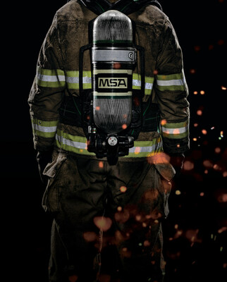 The Connected Firefighter Platform is centered around MSA Safety's industry-leading G1 self-contained breathing apparatus (SCBA).