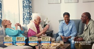 Benchmark Recognized by U.S. News &amp; World Report with 62 "Best" Senior Living Community Excellence Awards