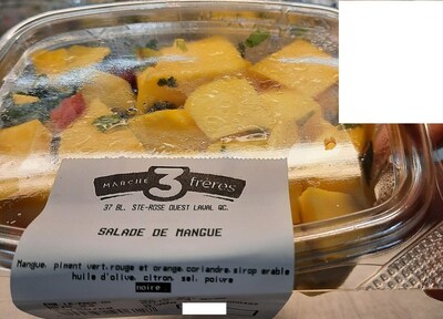 Salade de mangue (Groupe CNW/Ministre de l'Agriculture, des Pcheries et de l'Alimentation)