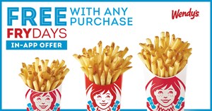 Best FRYday Yet: Wendy's Drops Free Any Size Hot &amp; Crispy Fries With Any Purchase App Offer EVERY Friday Beginning April 19