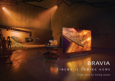 BRAVIA is designed to enhance the authenticity of cinematic content, delivering impressive picture and sound at home as the filmmakers intended.