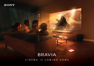 Cinema Is Coming Home: Sony Electronics Introduces its Brightest and Best Sounding BRAVIA® TVs to Further Enrich the Authentic Cinematic Experience at Home