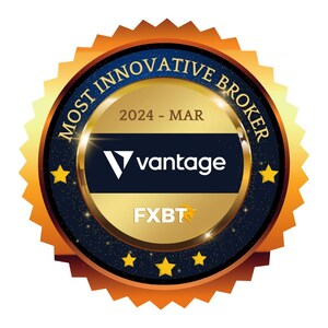 Vantage Markets vinner "Most Innovative Broker"-priset från FXBT; Omdefinierar handelsupplevelsen