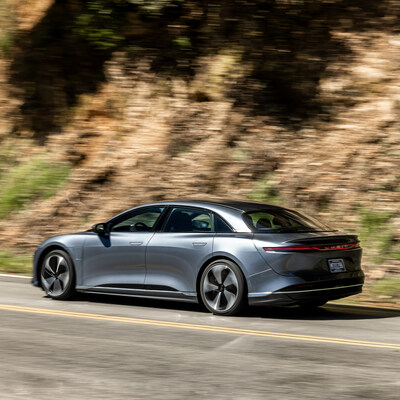 Enhancements to Lucid’s proprietary motor design, battery cell chemistry, and thermal characteristics reduce energy wasted as heat and enable the 2024 Lucid Air Grand Touring to perform at its best even during sustained spirited driving. Owners can get back on the road more quickly as well, with about 15<percent>-30%</percent> faster DC charging.