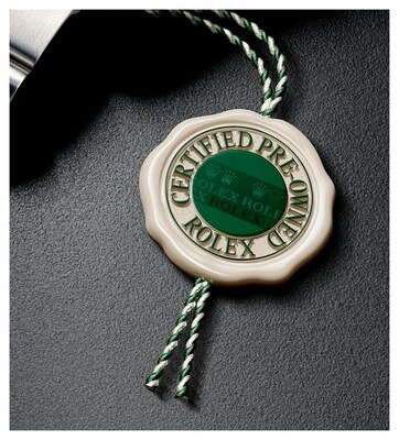 El sello Rolex Certified Pre-Owned simboliza el estado del reloj como reloj Rolex de segunda mano certificado. Da fe de todos los criterios de calidad inherentes a los productos de la marca. @ Rolex/Federico Berardi