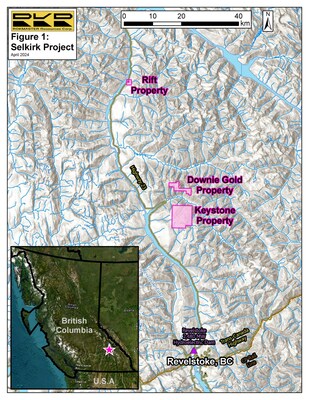 Selkirk Project Map (CNW Group/Rokmaster Resources Corp.)