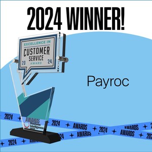 Payroc Named an "Organization of the Year" Winner in the 2024 Excellence in Customer Service Awards