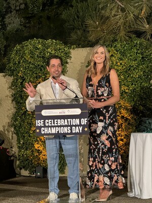 ISE Board members, Martin Martino, MD and Caitlin Houghton, MD share their joint mission to bring top innovators together to bring about change for cancer patients at The Celebration of Champions