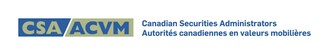 Canadian Securities Administrators (CSA) Logo (CNW Group/Canadian Securities Administrators)